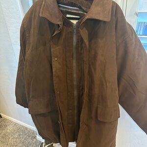 Cabela’s outfitter series suede coat